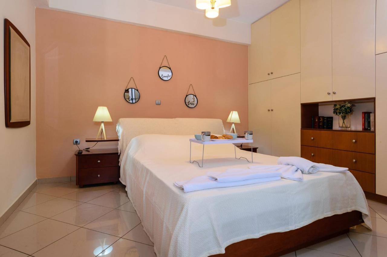 Central Penthouse In Quiet Neighborhood Near Sandy Beach Chrissi Akti Chania Exterior foto