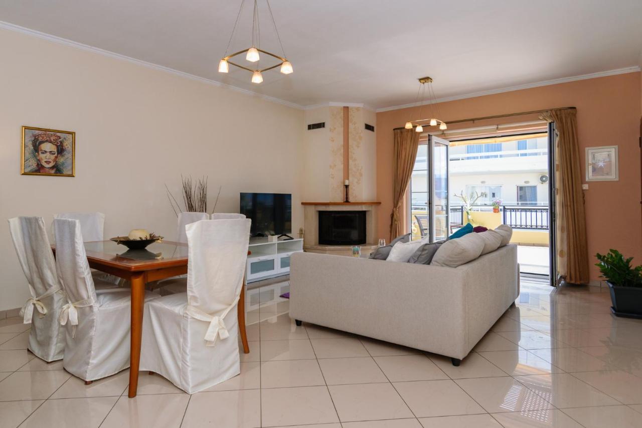 Central Penthouse In Quiet Neighborhood Near Sandy Beach Chrissi Akti Chania Exterior foto