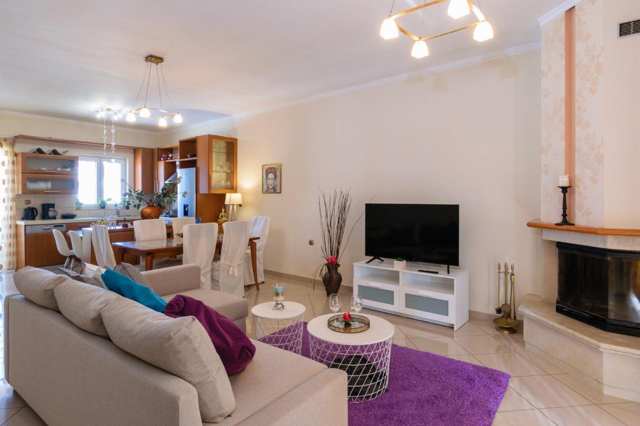 Central Penthouse In Quiet Neighborhood Near Sandy Beach Chrissi Akti Chania Exterior foto